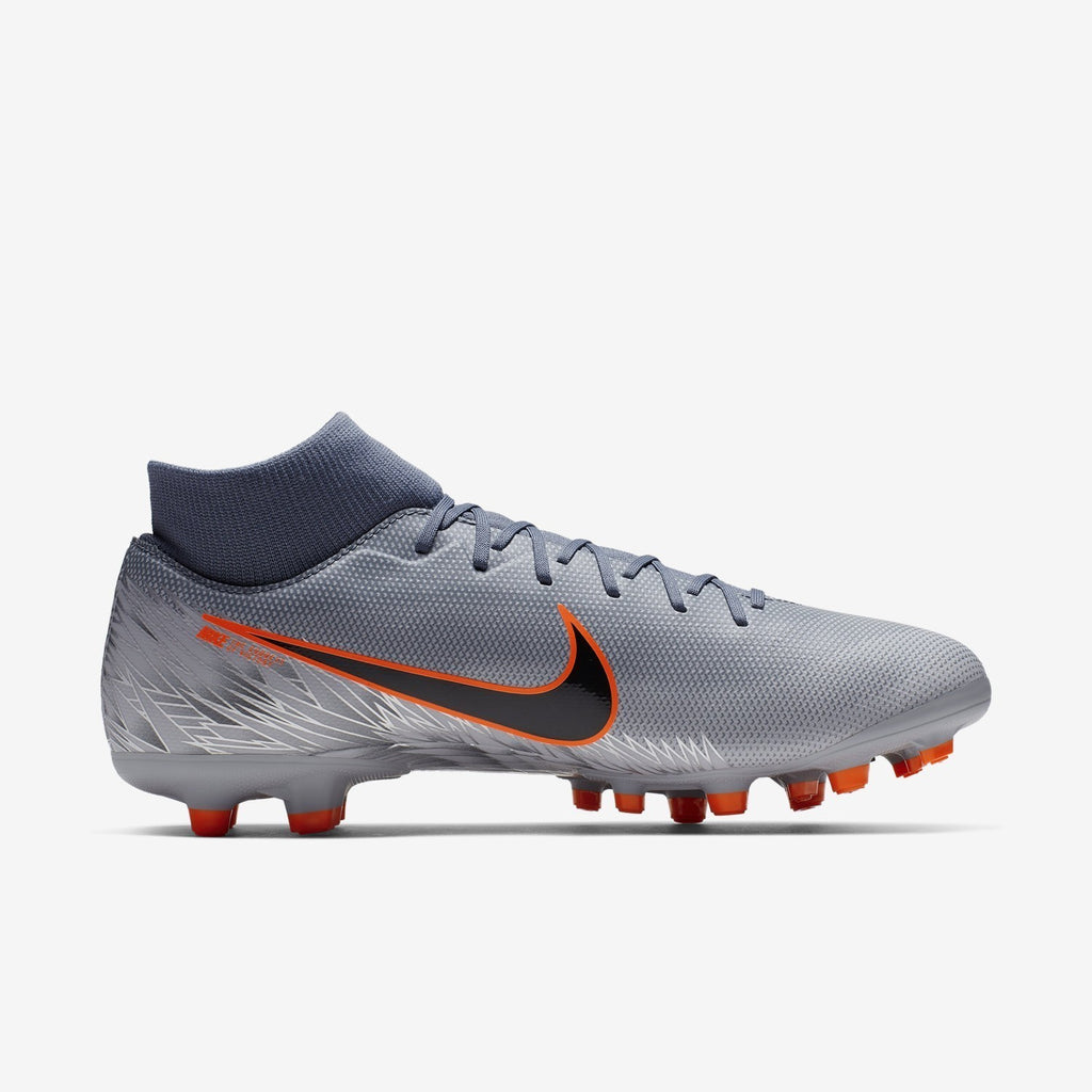 Superfly 6 Academy FG/MG Cleats - Armory Blue/Wolf Grey/Hyper Crimson/Black - AH7362-408-NIKE by Nike | Available at Niky's Sports