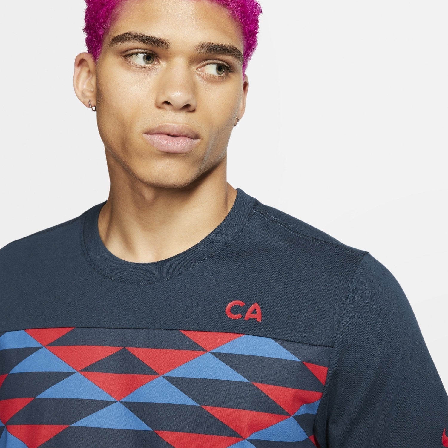 Men's Club America T-Shirt - Armory Navy - CD6854-454-NIKE by Nike | Available at Niky's Sports