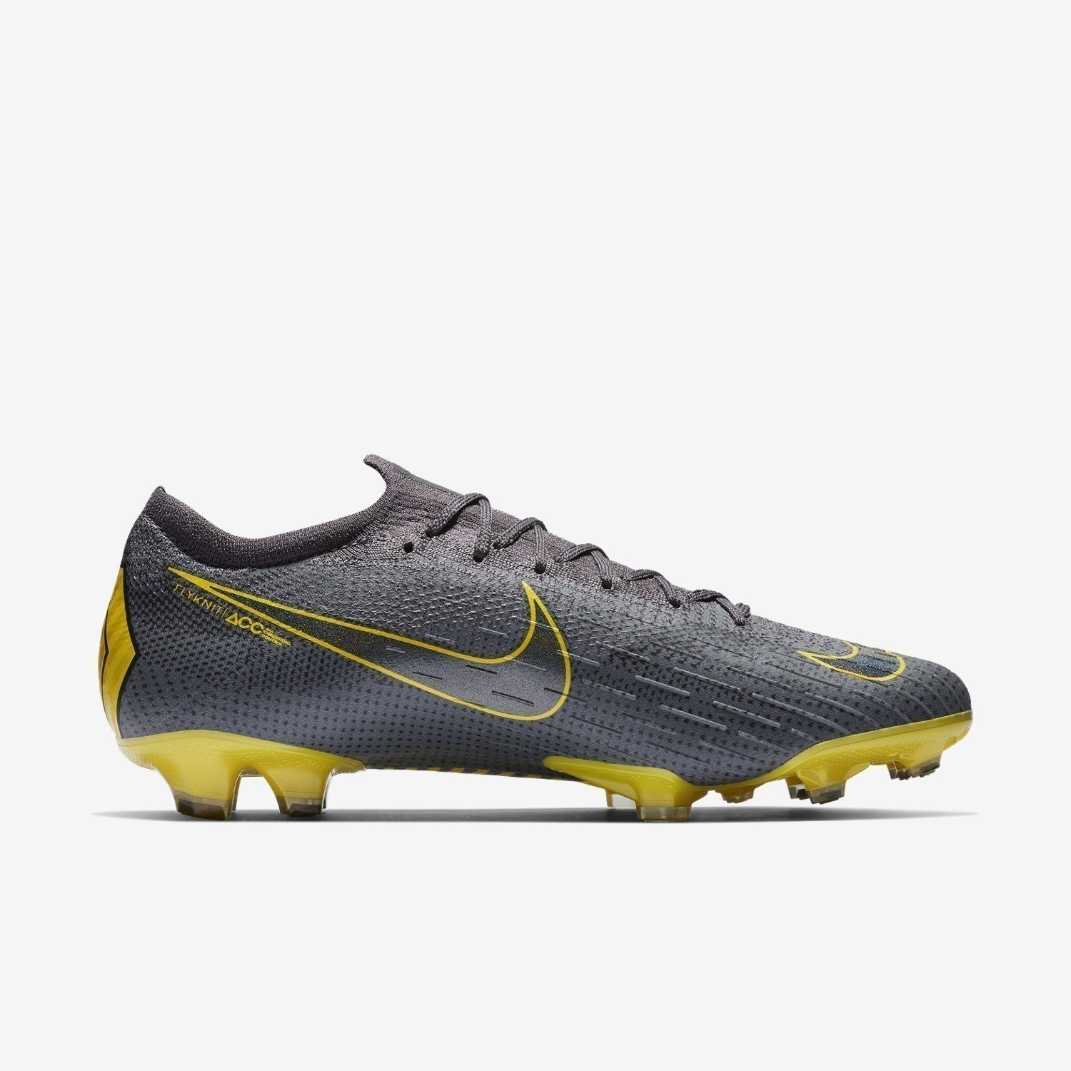 Men's Vapor 12 Elite FG Soccer Cleats - Thunder Grey/Dark Grey/Black