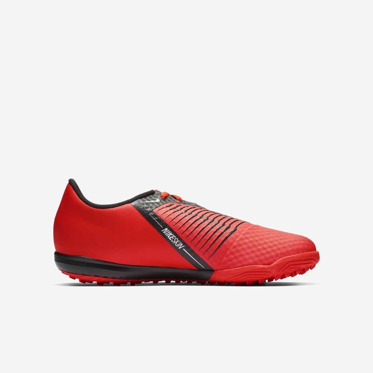 Kid's PhantomVNM Academy TF Soccer Shoes - Bright Crimson/Bright Crimson/Metallic Silver/Black - AO0377-600-NIKE by Nike | Available at Niky's Sports