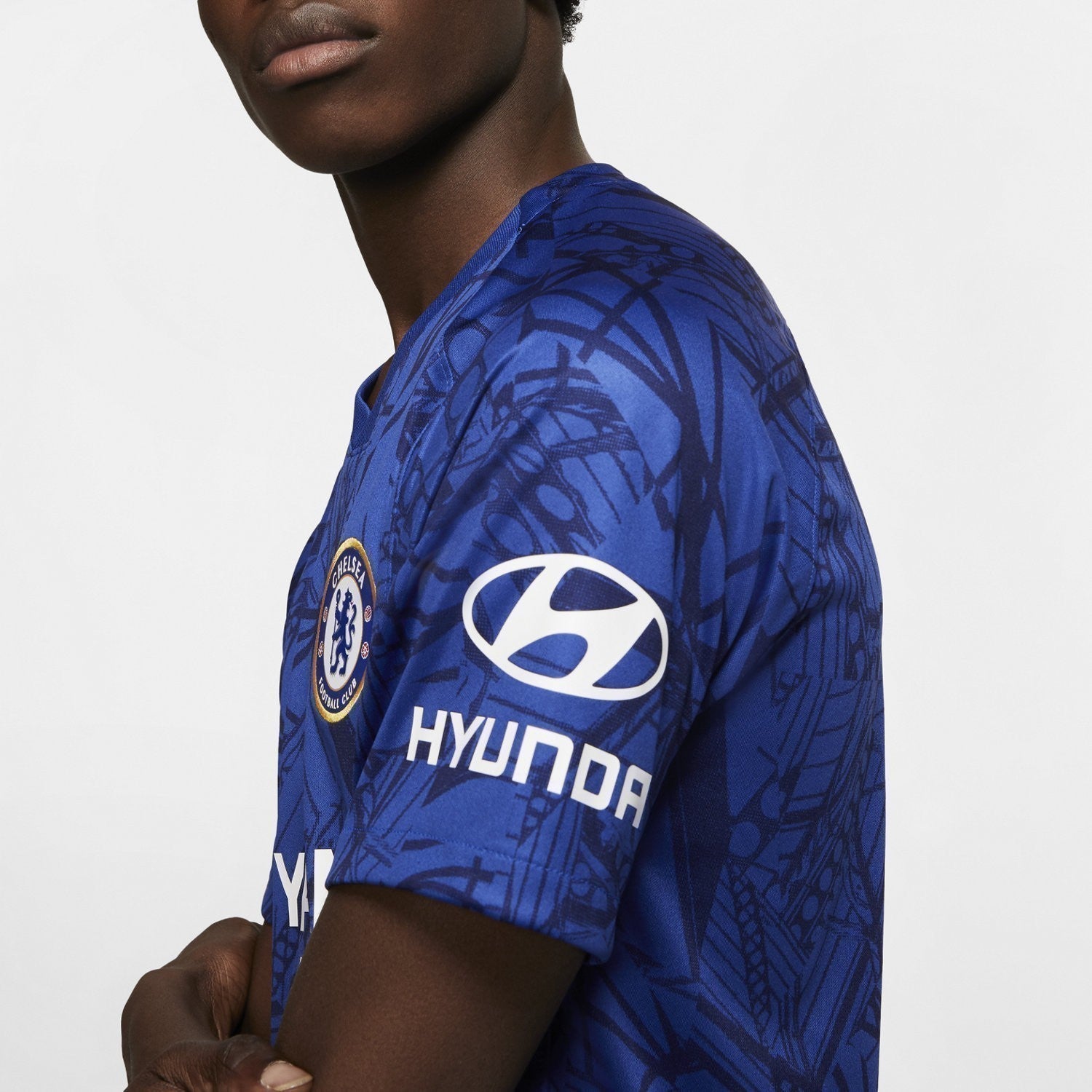 Men's Chelsea FC 19/20 Stadium Home Jersey - Rush Blue/White - AJ5529-495-NIKE by Nike | Available at Niky's Sports