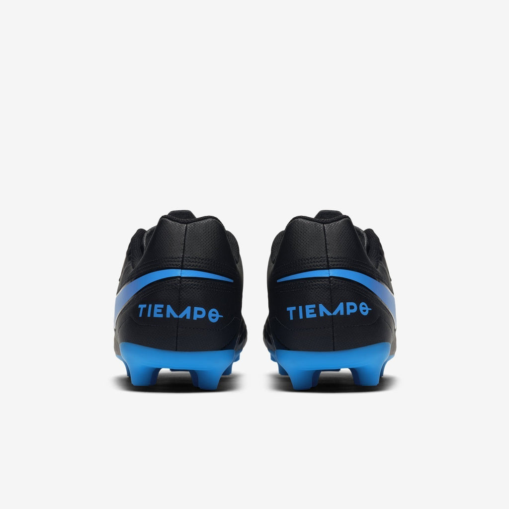 Men's Legend 8 Club FG/MG Cleats - Black/Blue Hero - AT6107-004-NIKE by Nike | Available at Niky's Sports
