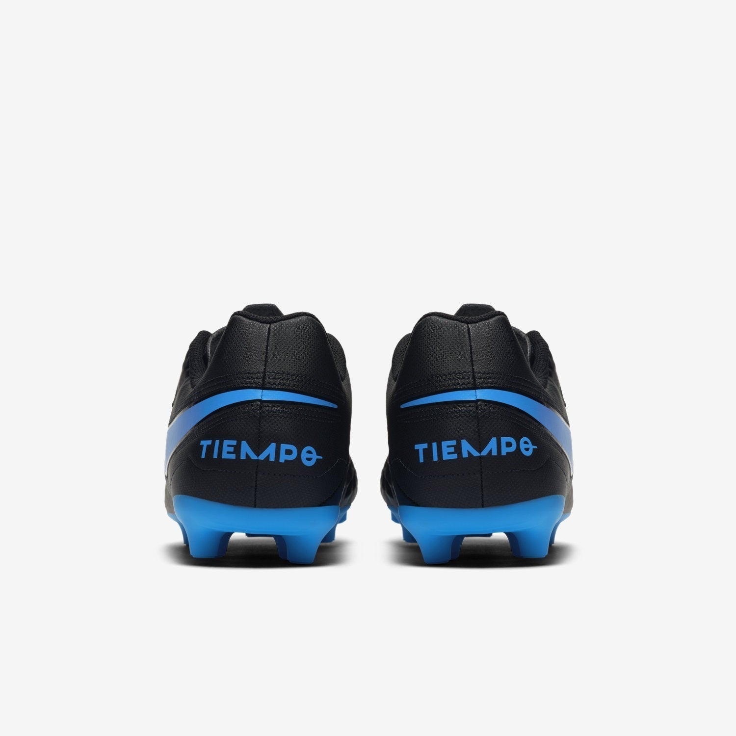 Men's Legend 8 Club FG/MG Cleats - Black/Blue Hero - AT6107-004-NIKE by Nike | Available at Niky's Sports
