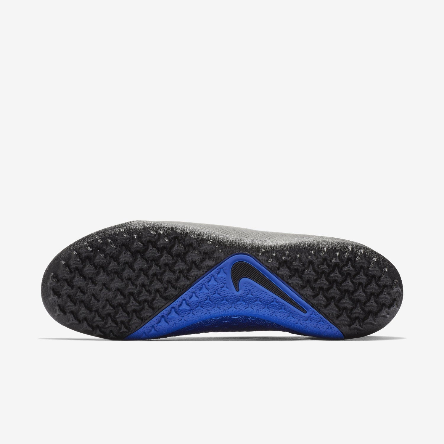 Phantom Vision Academy DF TF Soccer Shoes - Black/Metallic Silver/Racer Blue - AO3269-004-NIKE by Nike | Available at Niky's Sports