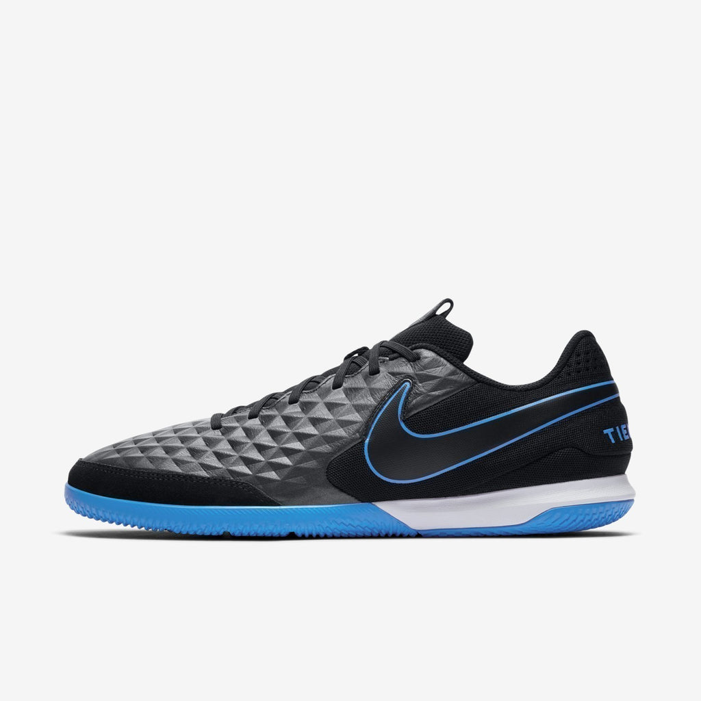 Tiempo Legend 8 Academy Indoor Shoes - Black/Blue Hero/Black - AT6099-004-NIKE by Nike | Available at Niky's Sports