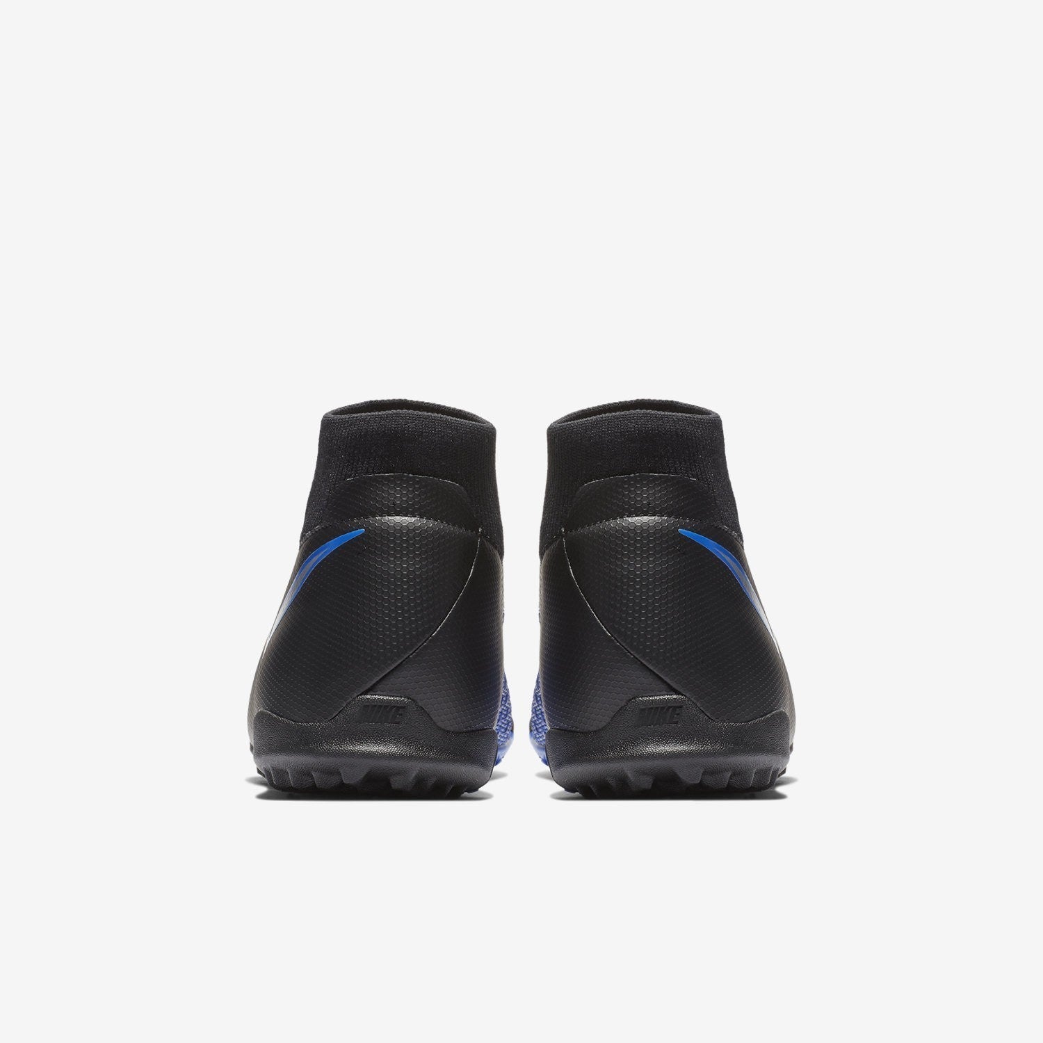 Phantom Vision Academy DF TF Soccer Shoes - Black/Metallic Silver/Racer Blue - AO3269-004-NIKE by Nike | Available at Niky's Sports