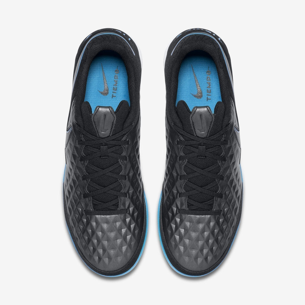 Tiempo Legend 8 Academy Indoor Shoes - Black/Blue Hero/Black - AT6099-004-NIKE by Nike | Available at Niky's Sports