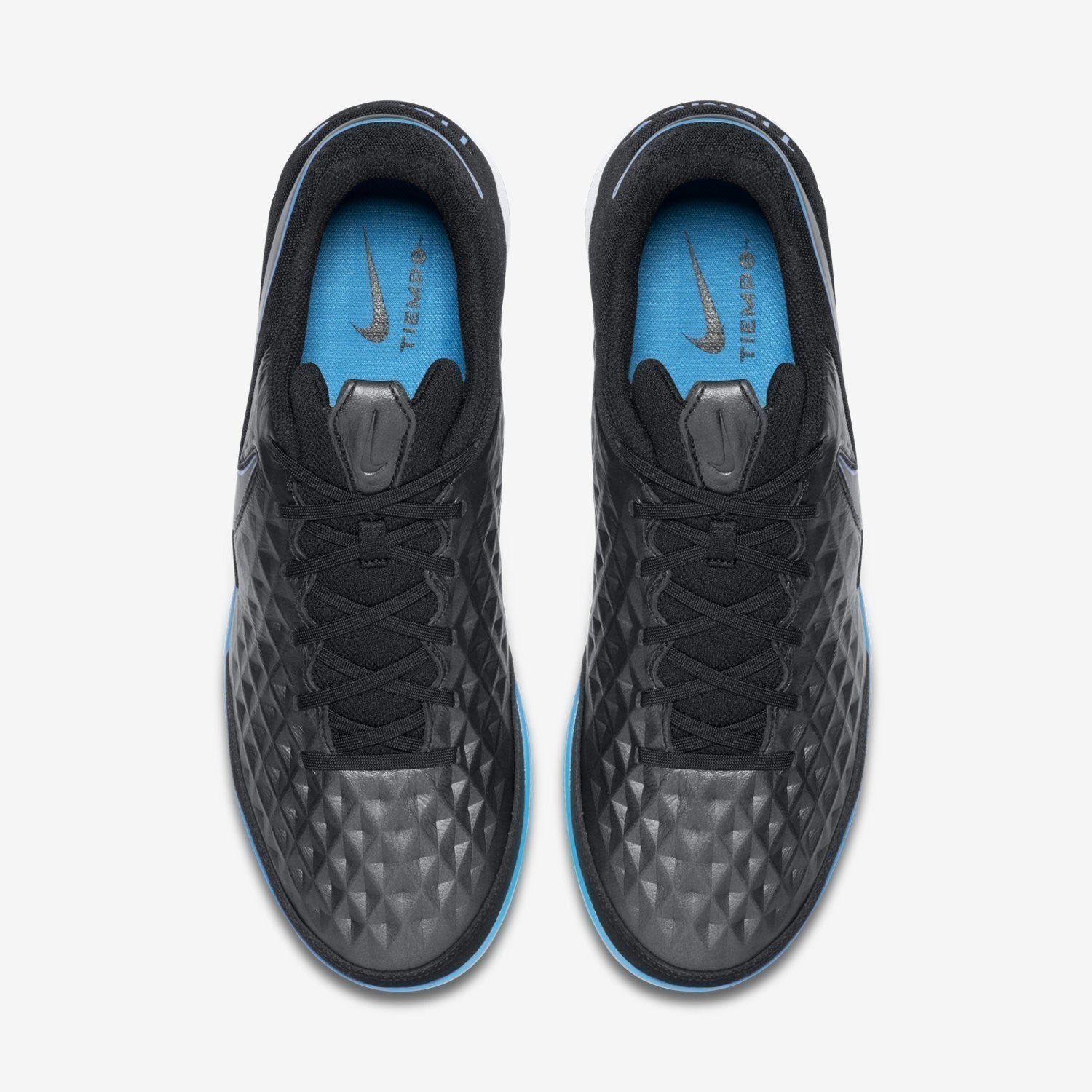 Tiempo Legend 8 Academy Indoor Shoes - Black/Blue Hero/Black - AT6099-004-NIKE by Nike | Available at Niky's Sports