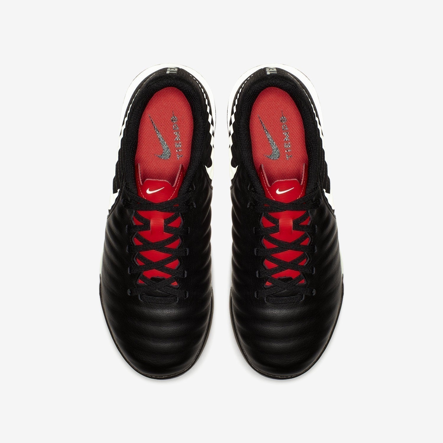 Kid's Tiempo Legend 7 Academy Turf Soccer Shoes - Black/Pure Platinum - AH7259-006-NIKE by Nike | Available at Niky's Sports