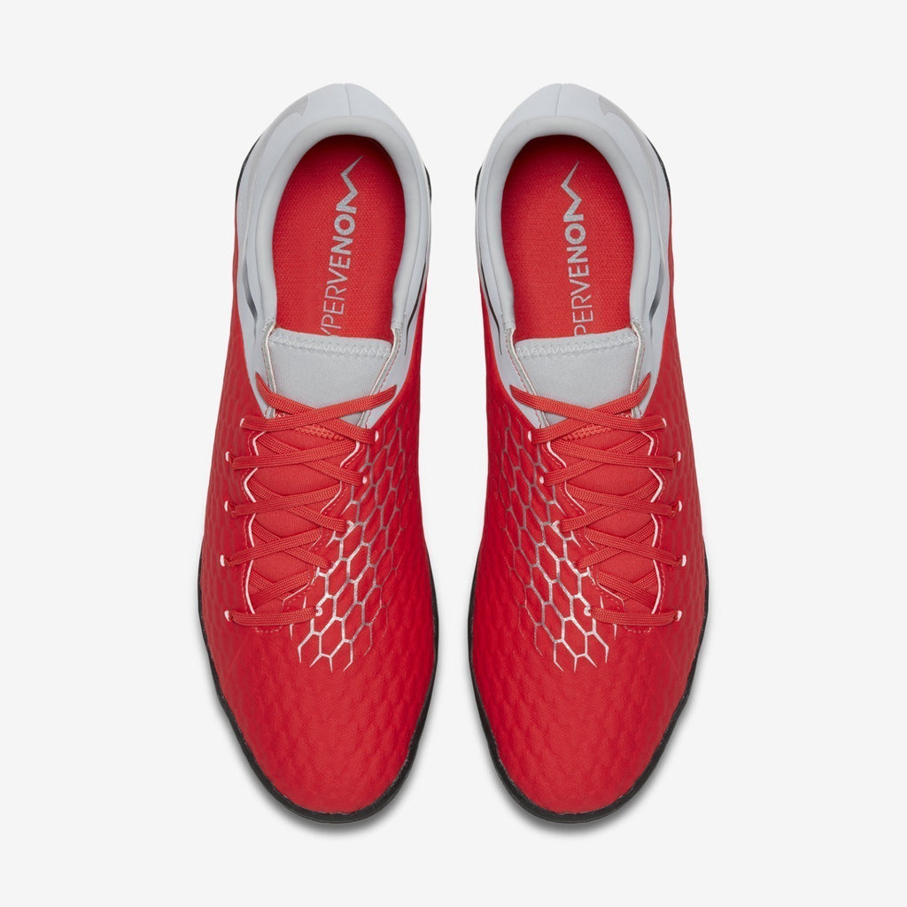 Men's Hypervenom Phantom III Academy TF - Crimson/Grey/Silver - AJ3815-600-NIKE by Nike | Available at Niky's Sports