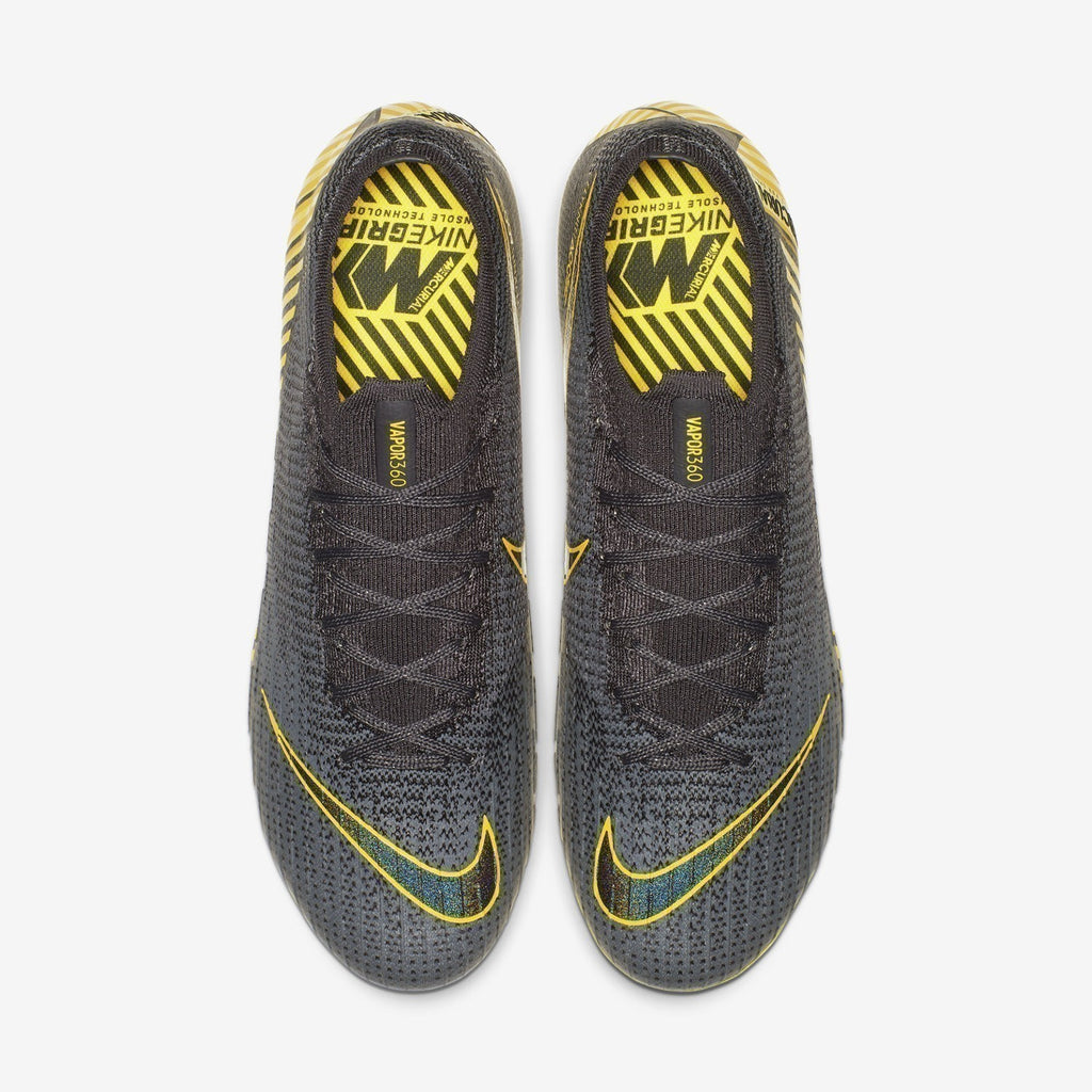 Men's Vapor 12 Elite FG Soccer Cleats - Thunder Grey/Dark Grey/Black - AH7380-070-NIKE by Nike | Available at Niky's Sports