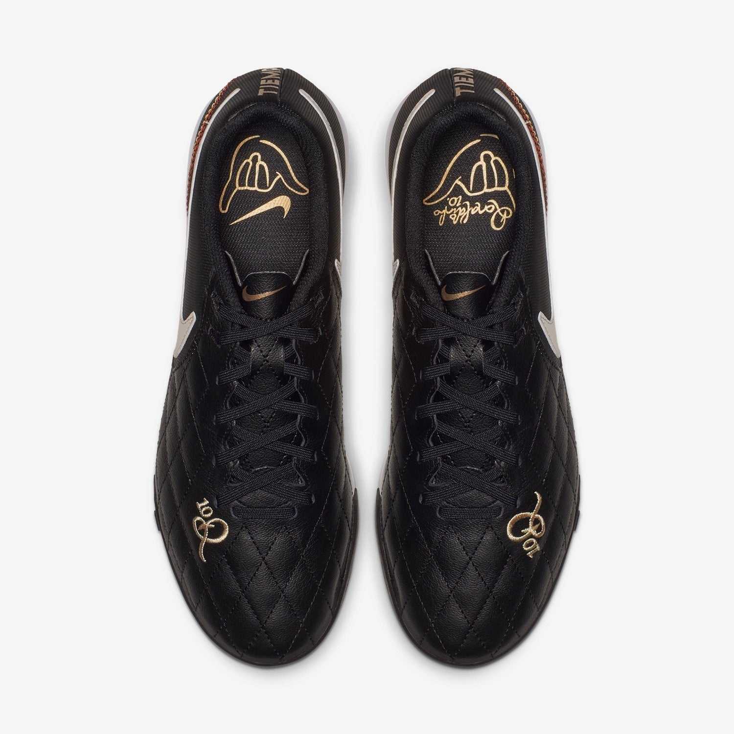 Men's Tiempox Legend 7 Academy 10R TF Shoes - Black/Light Orewood - AQ2218-027-NIKE by Nike | Available at Niky's Sports