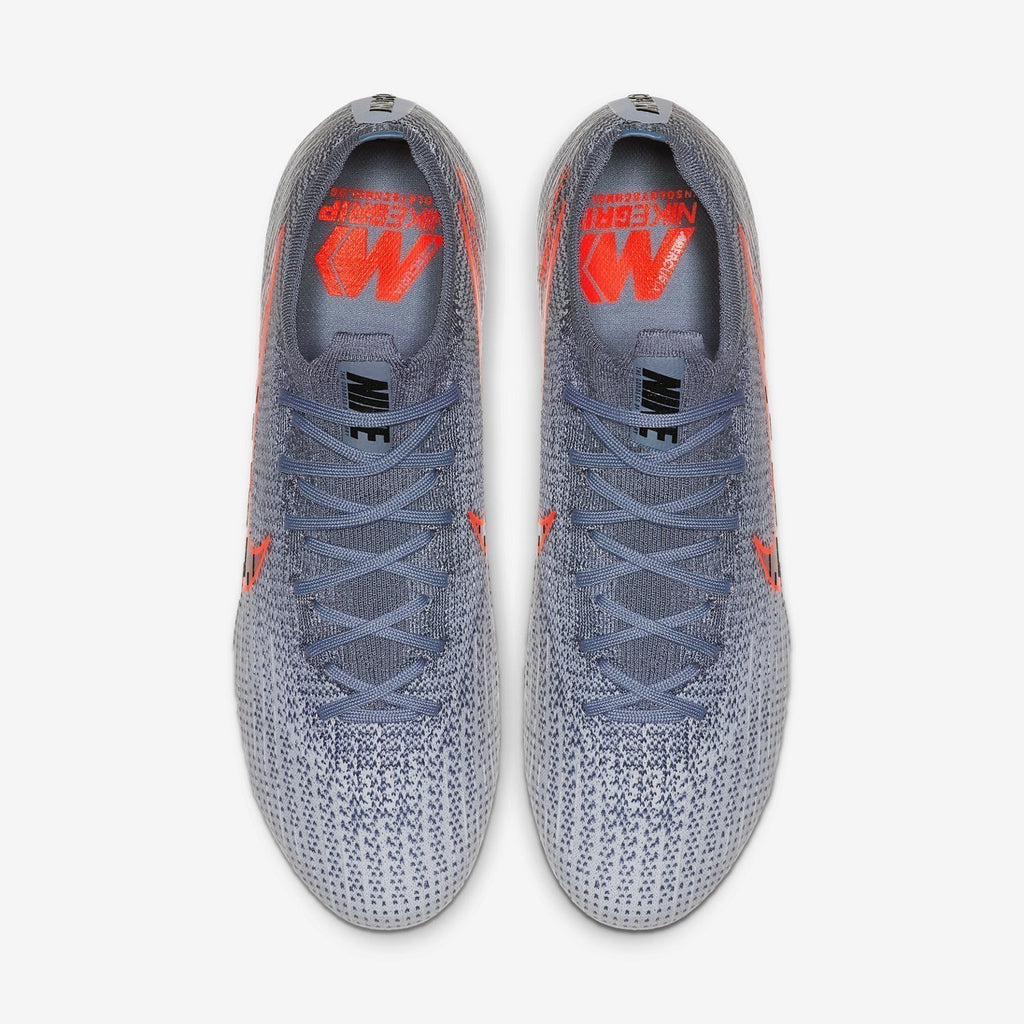 Vapor 12 Elite FG Cleats - Wolf Grey/Armory Blue/Hyper - AH7380-008-NIKE by Nike | Available at Niky's Sports