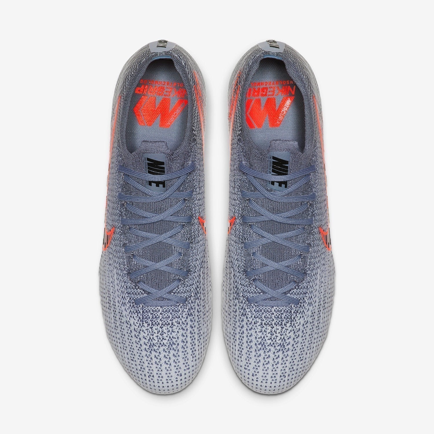 Vapor 12 Elite FG Cleats - Wolf Grey/Armory Blue/Hyper - AH7380-008-NIKE by Nike | Available at Niky's Sports