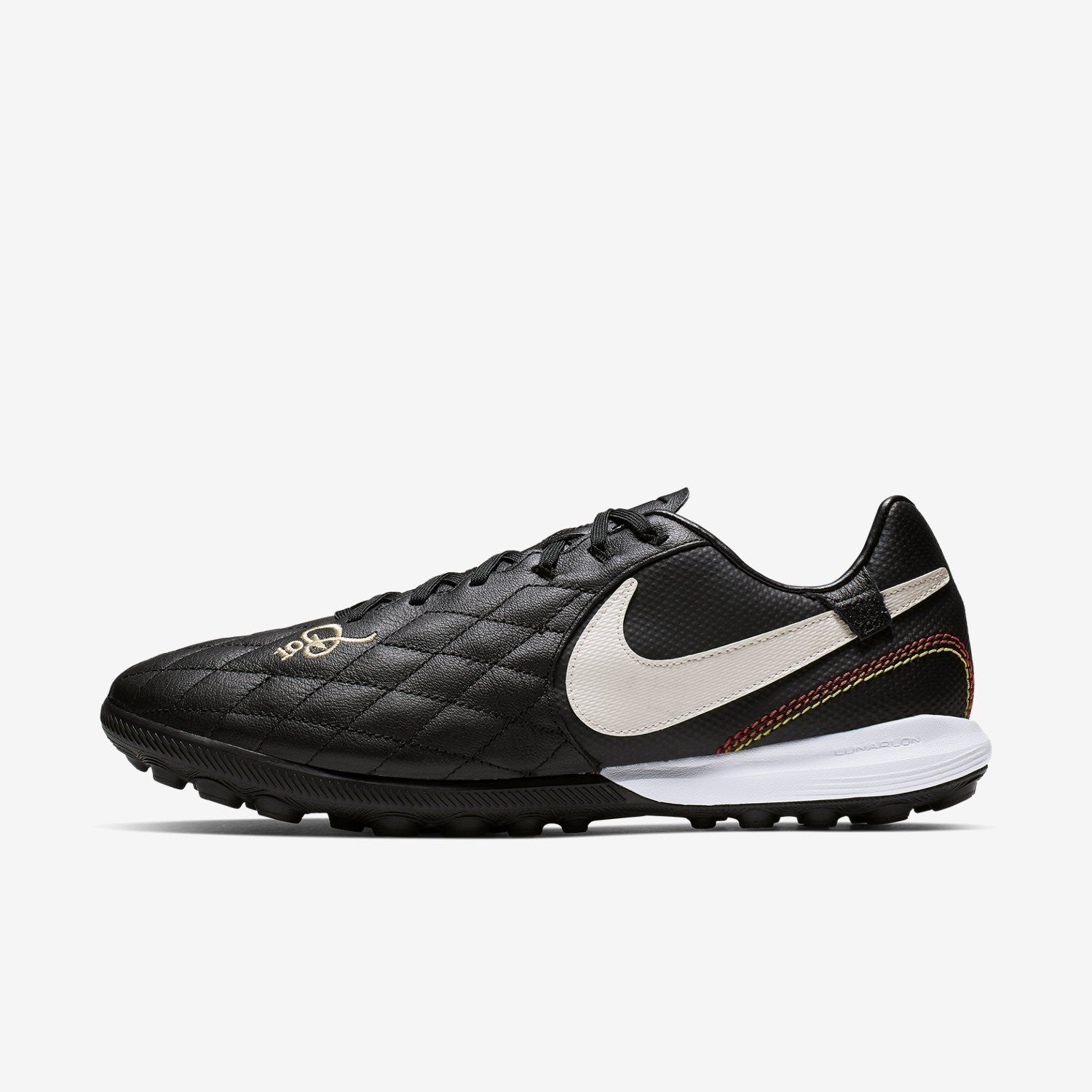 TiempoX Lunar Legend VII Pro 10R TF Shoes - Black/Metallic Gold/Gum Light - AQ2212-027-NIKE by Nike | Available at Niky's Sports