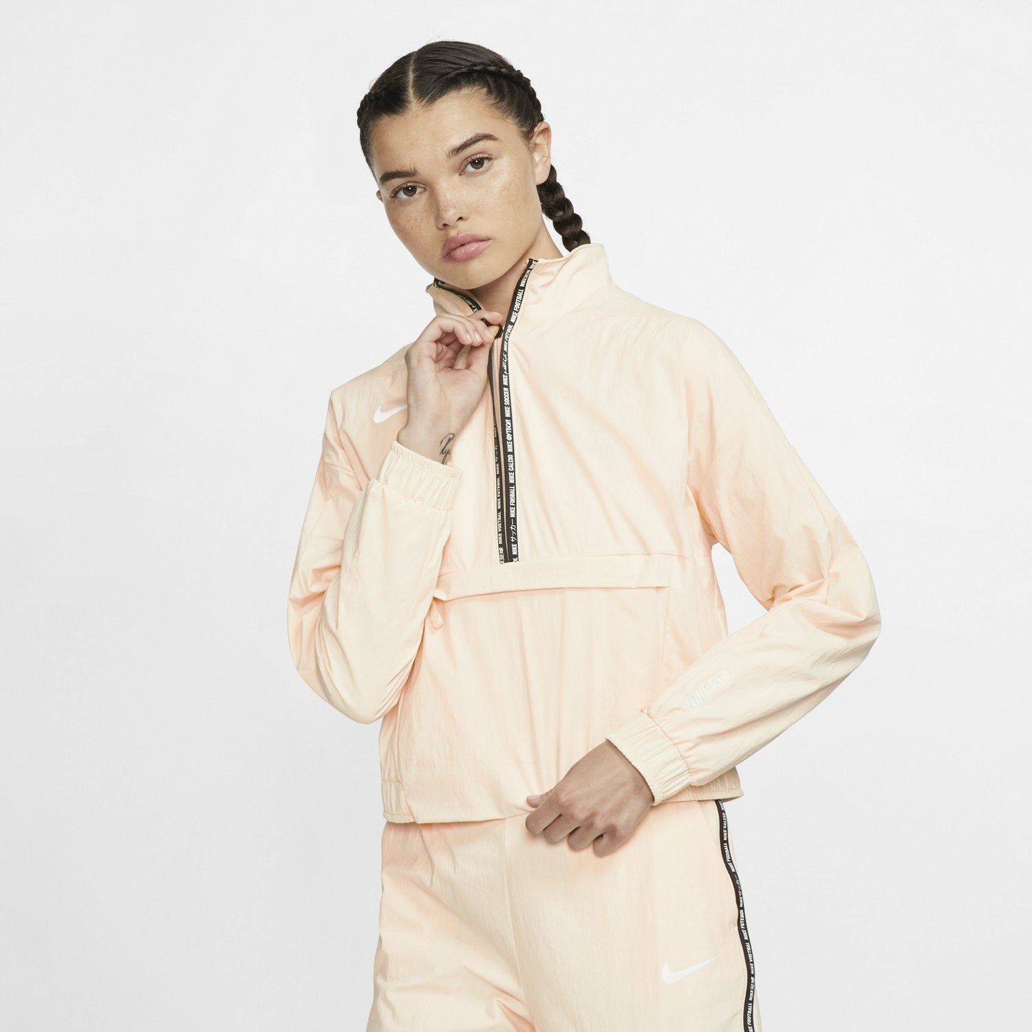 F.C. Long-Sleeve Soccer Top - Guava Ice/Guava Ice/White - AQ0657-838-NIKE by Nike | Available at Niky's Sports
