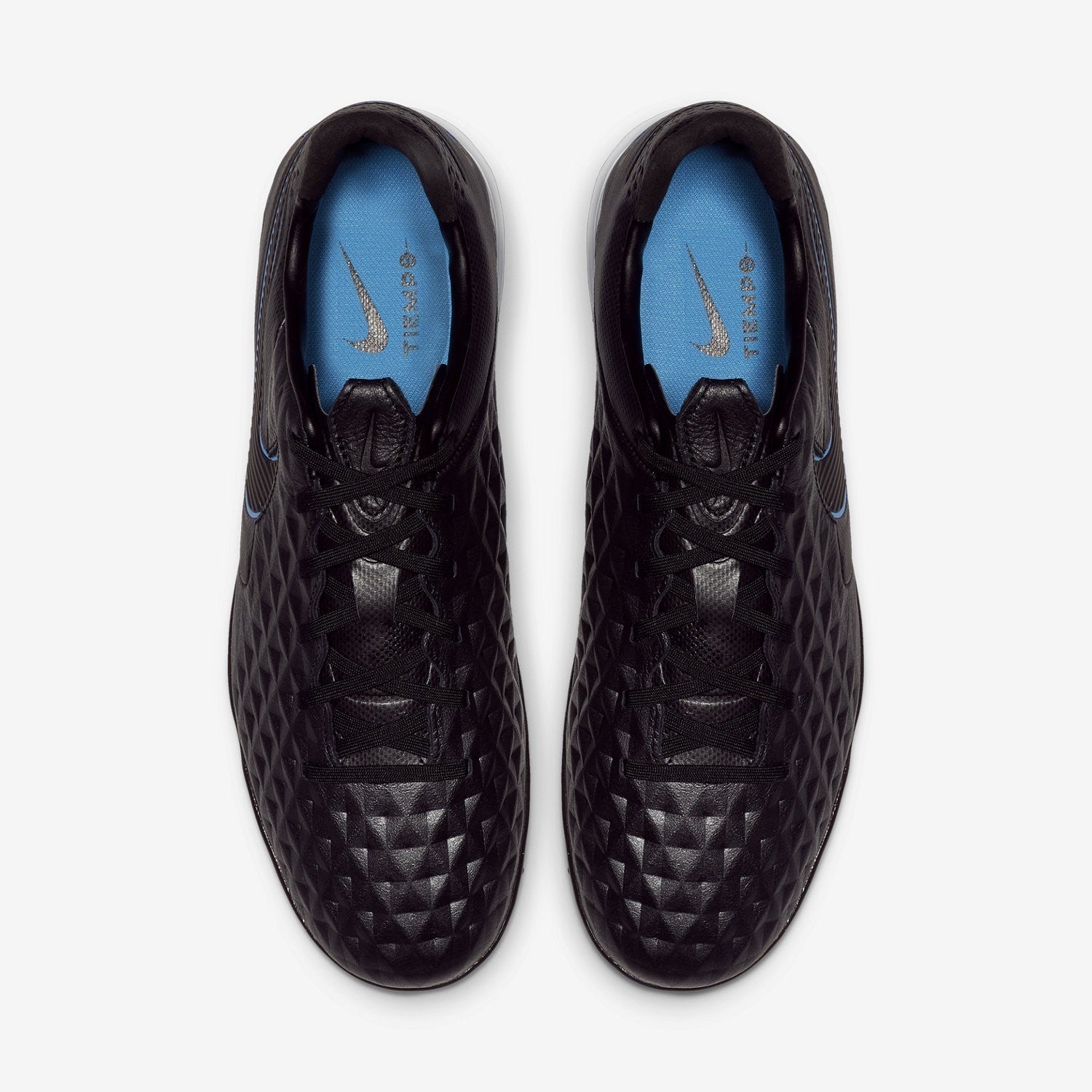 Men's Tiempo Legend 8 Pro Turf Shoes - Black/Blue Hero/Black - AT6136-004-NIKE by Nike | Available at Niky's Sports