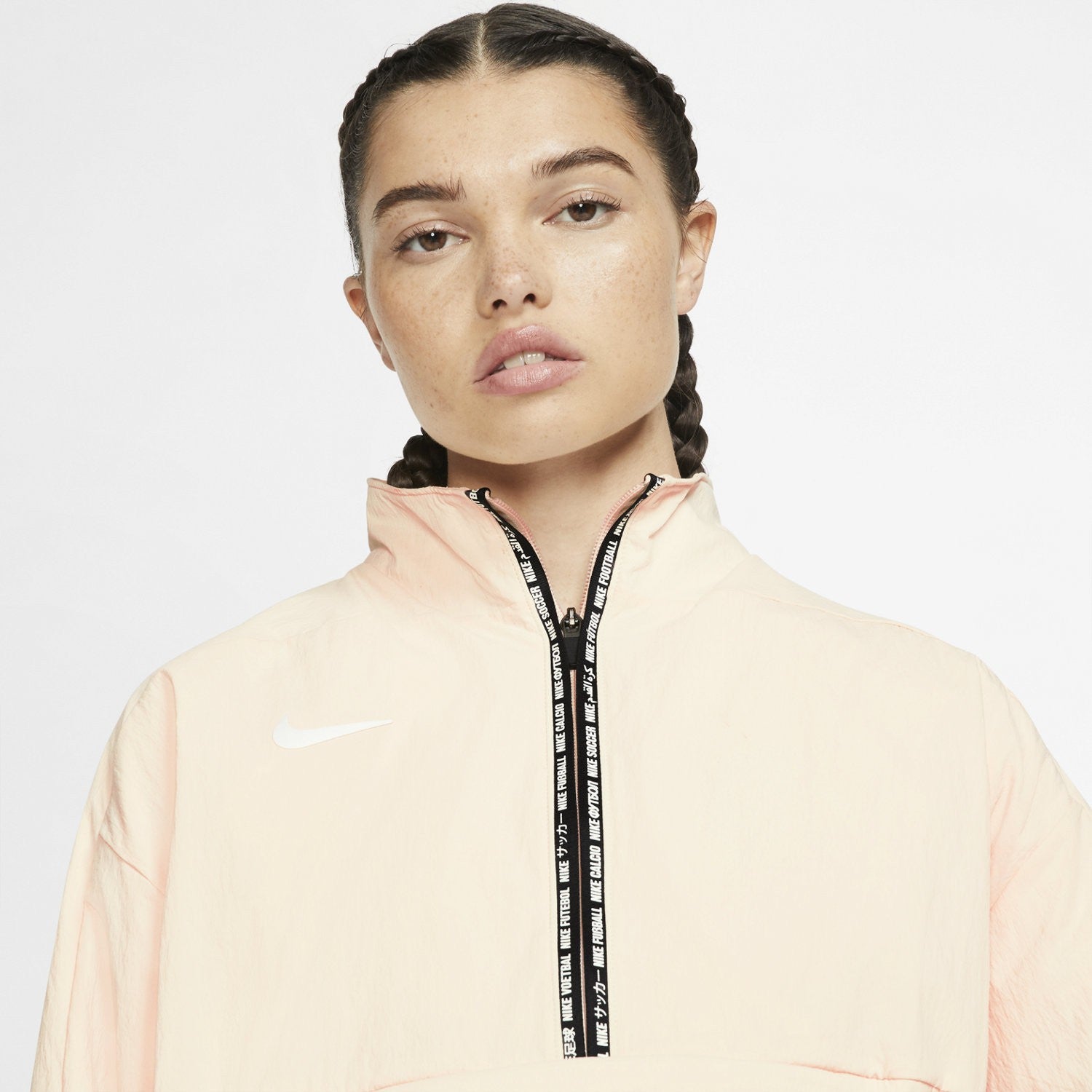 F.C. Long-Sleeve Soccer Top - Guava Ice/Guava Ice/White - AQ0657-838-NIKE by Nike | Available at Niky's Sports