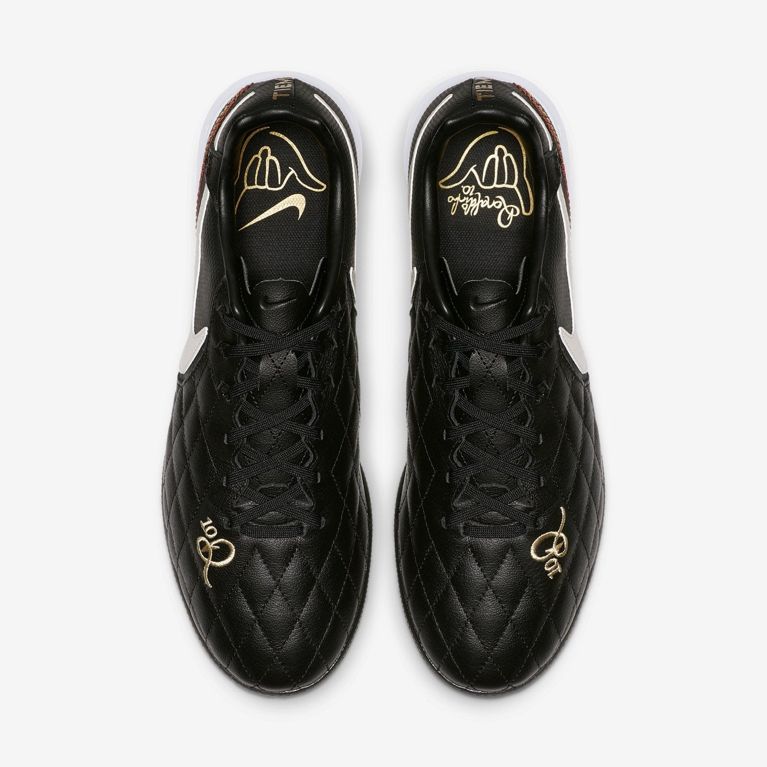 TiempoX Lunar Legend VII Pro 10R TF Shoes - Black/Metallic Gold/Gum Light - AQ2212-027-NIKE by Nike | Available at Niky's Sports