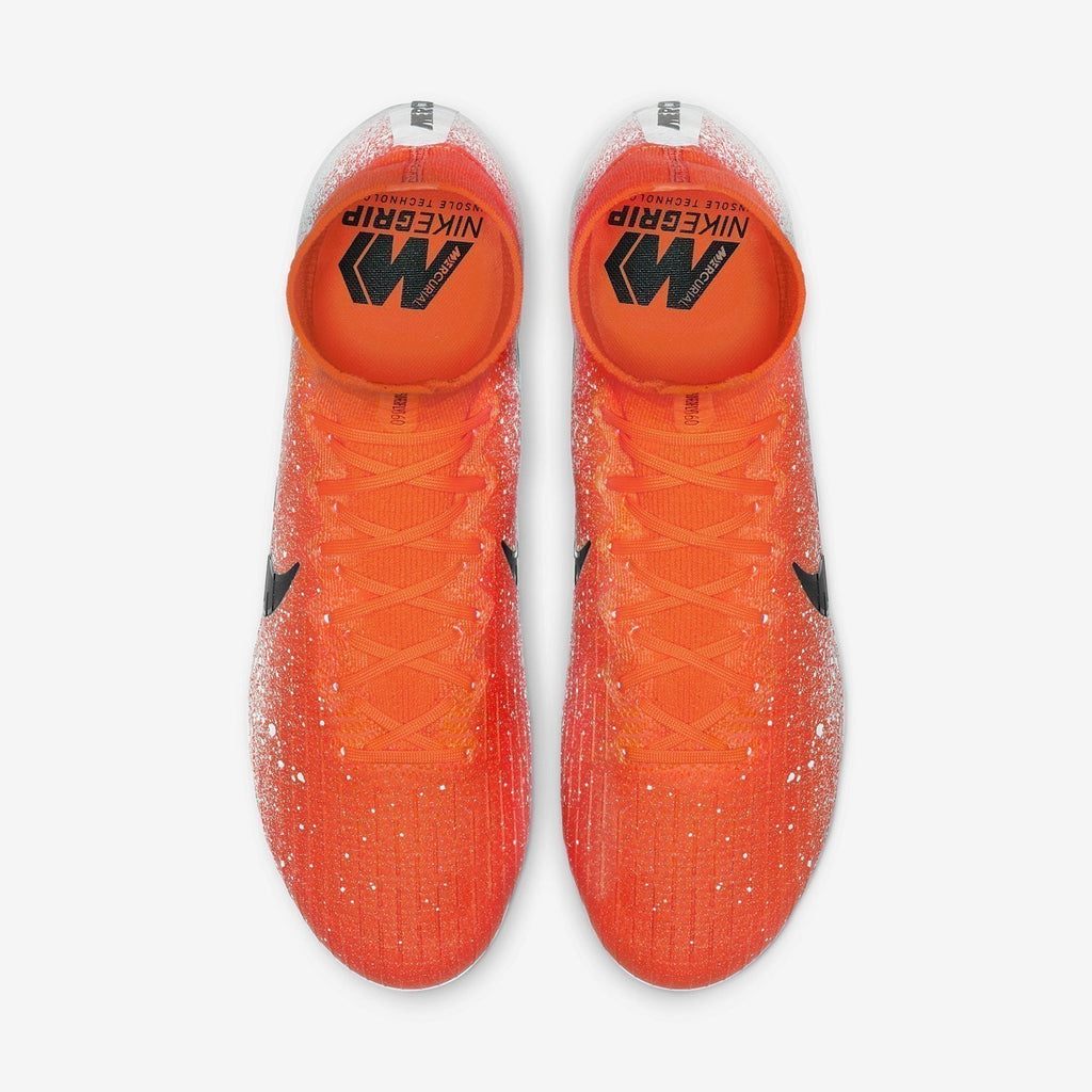 Men's Superfly 6 Elite FG Cleats - Hyper Crimson/White/Metallic Silver/Black - AH7365-801-NIKE by Nike | Available at Niky's Sports