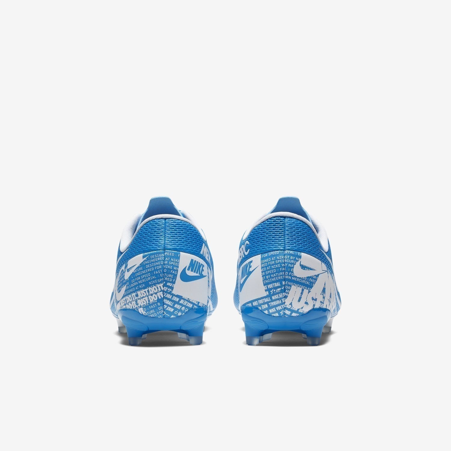 Kid's Vapor 13 Academy FG/MG Cleats - White/Obsidian - AT8123-414-NIKE by Nike | Available at Niky's Sports