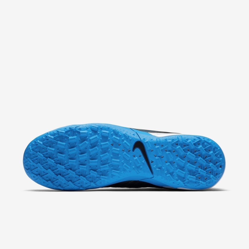 Men's Tiempo Legend 8 Academy Turf Shoes - Black/Blue Hero - AT6100-004-NIKE by Nike | Available at Niky's Sports