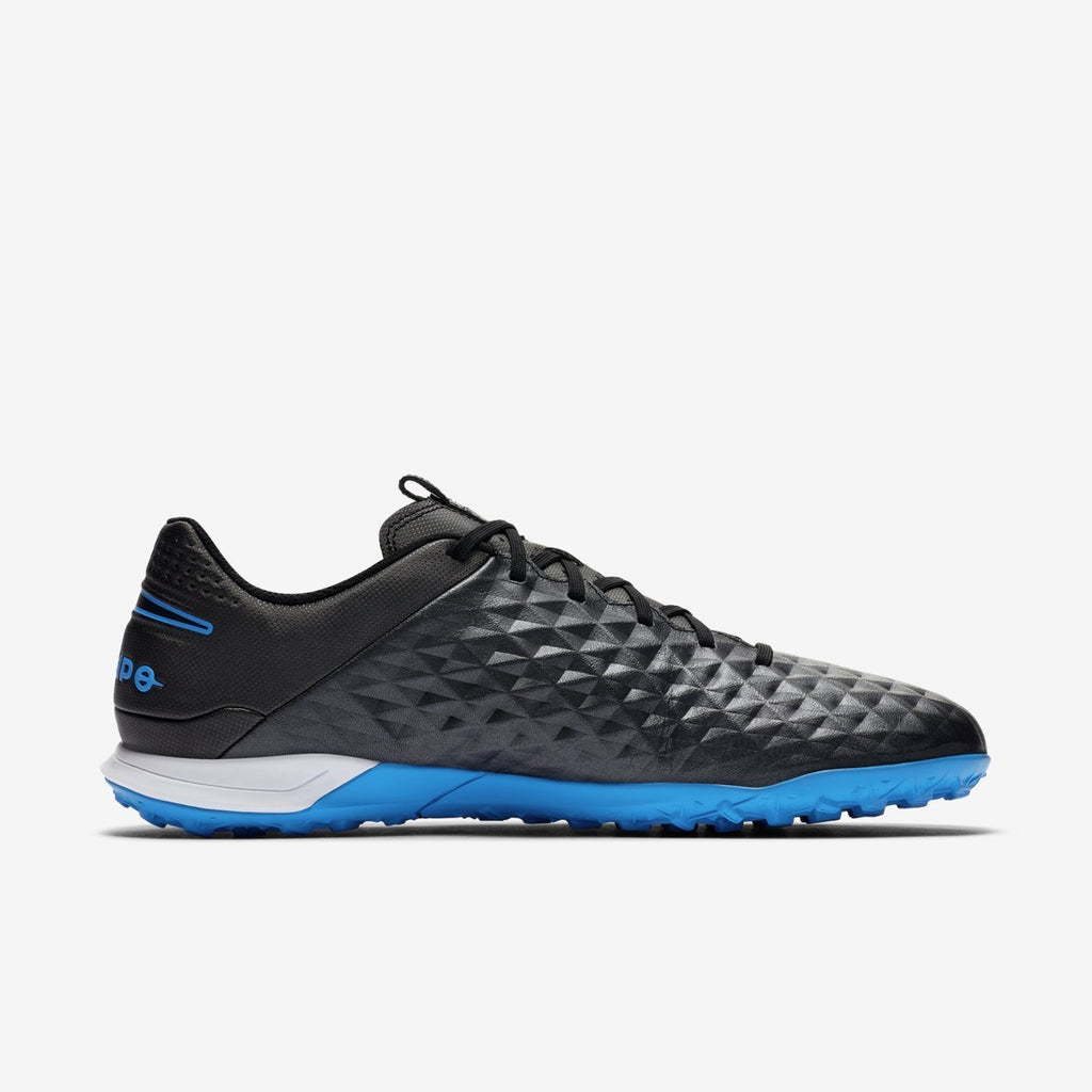 Men's Tiempo Legend 8 Academy Turf Shoes - Black/Blue Hero - AT6100-004-NIKE by Nike | Available at Niky's Sports
