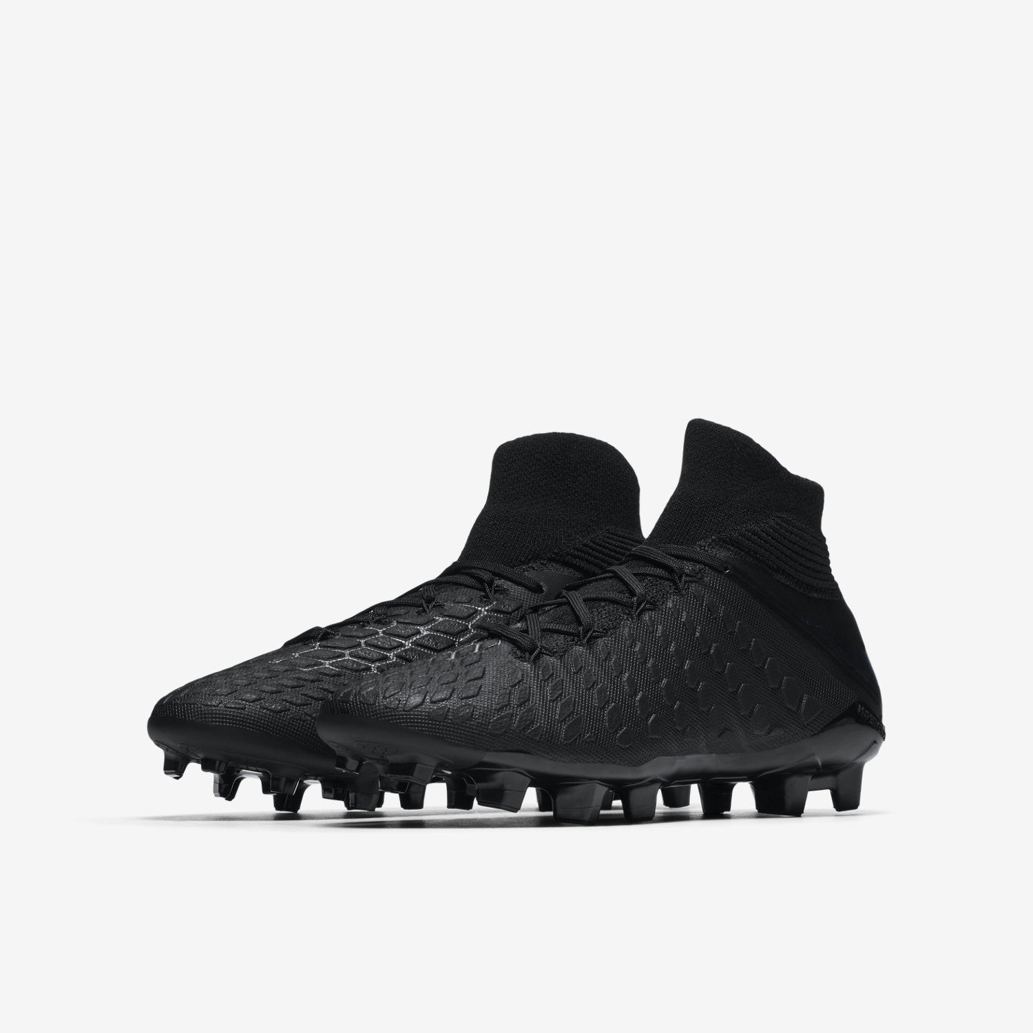 Kid's Hypervenom 3 Elite DF FG Soccer Cleats - Black/Light Crimson - AJ3791-001-NIKE by Nike | Available at Niky's Sports