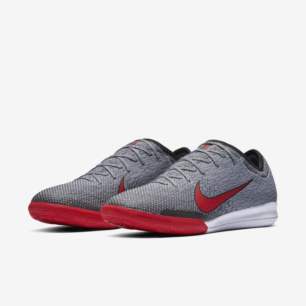 Men's Neymar Jr MercurialX Vapor 12 Pro Indoor Soccer Shoes - White/Black - AO4496-170-NIKE by Nike | Available at Niky's Sports