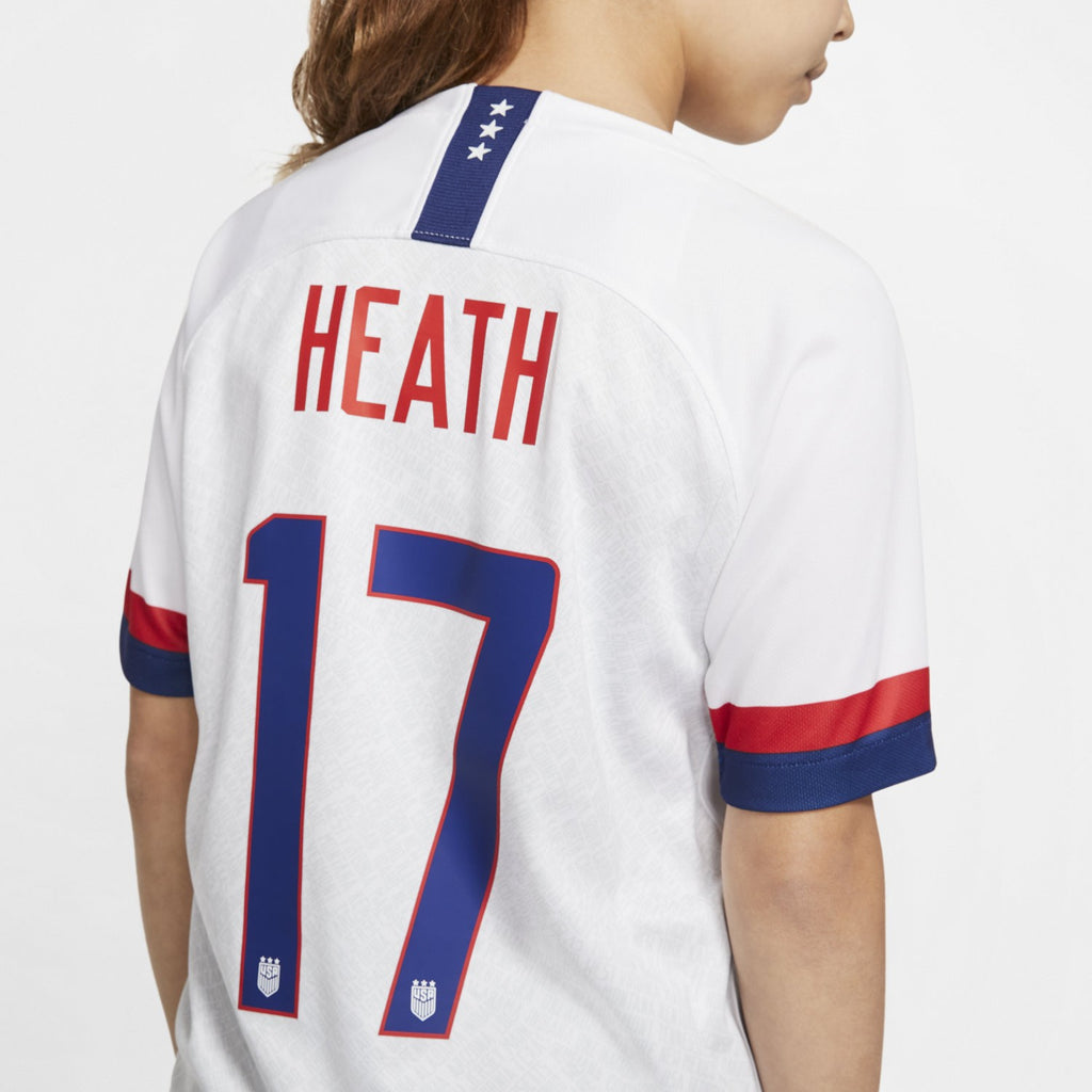 Kid's USA 2019 Home Stadium Jersey - Tobin Heath