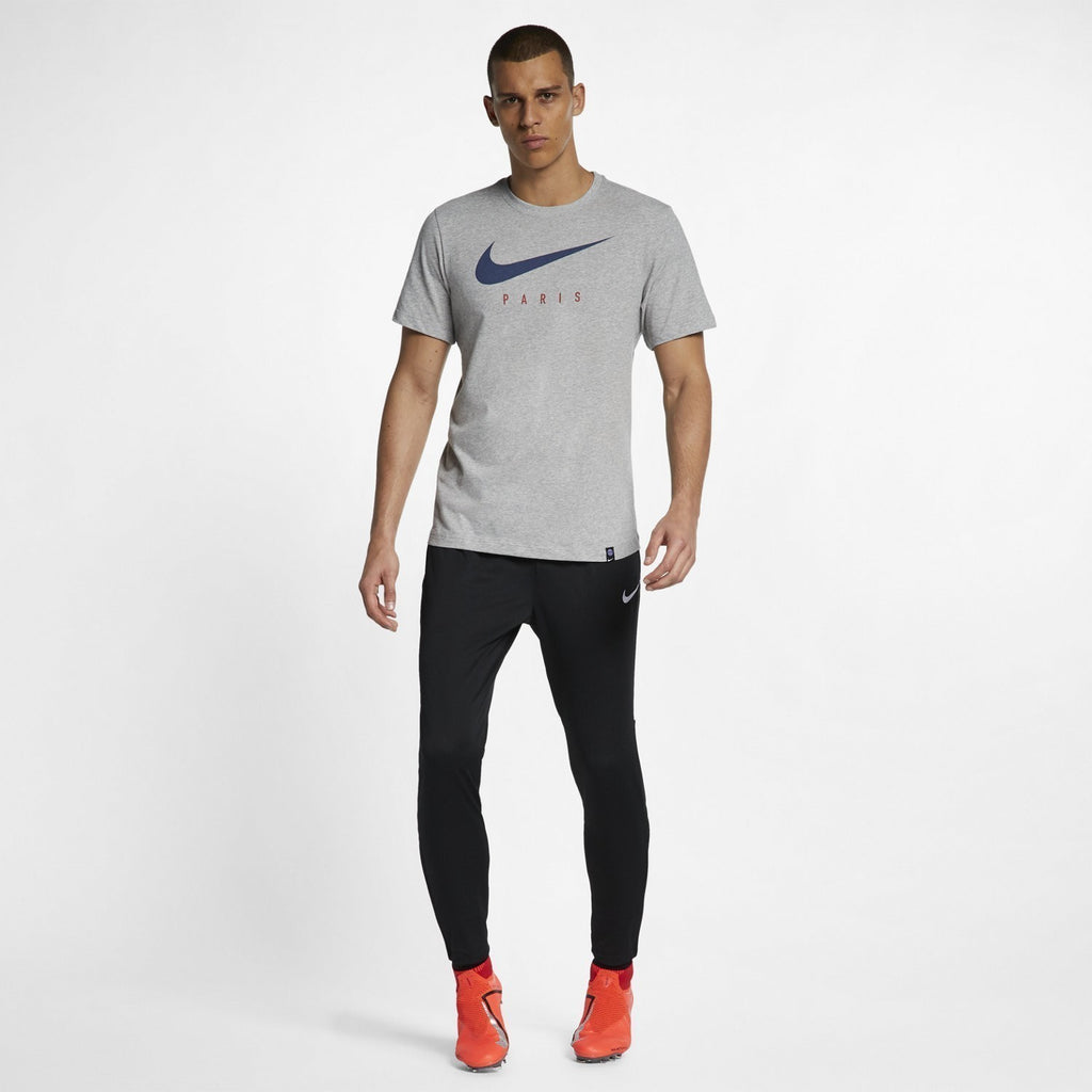 Men's Paris Saint-Germain Dri-FIT T-Shirt - Heather Grey - AQ7547-063-NIKE by Nike | Available at Niky's Sports