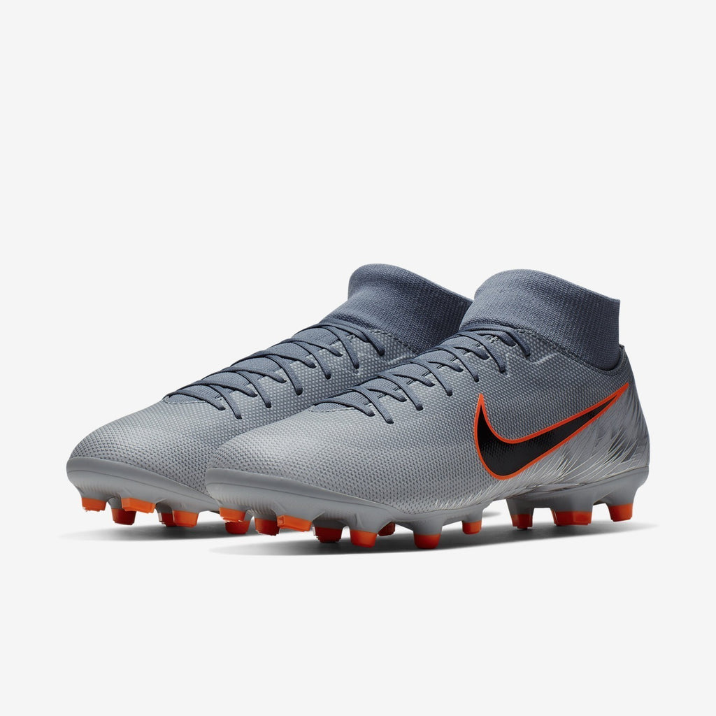 Superfly 6 Academy FG/MG Cleats - Armory Blue/Wolf Grey/Hyper Crimson/Black - AH7362-408-NIKE by Nike | Available at Niky's Sports
