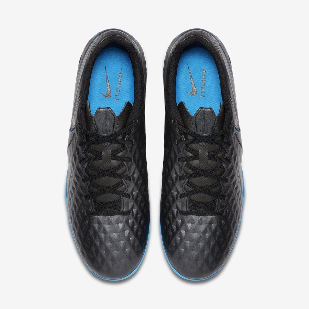 Men's Tiempo Legend 8 Academy Turf Shoes - Black/Blue Hero - AT6100-004-NIKE by Nike | Available at Niky's Sports