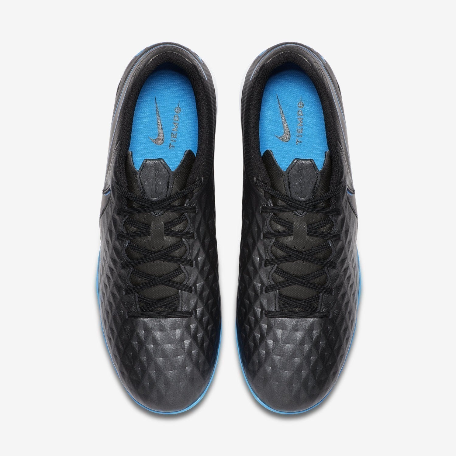 Men's Tiempo Legend 8 Academy Turf Shoes - Black/Blue Hero - AT6100-004-NIKE by Nike | Available at Niky's Sports
