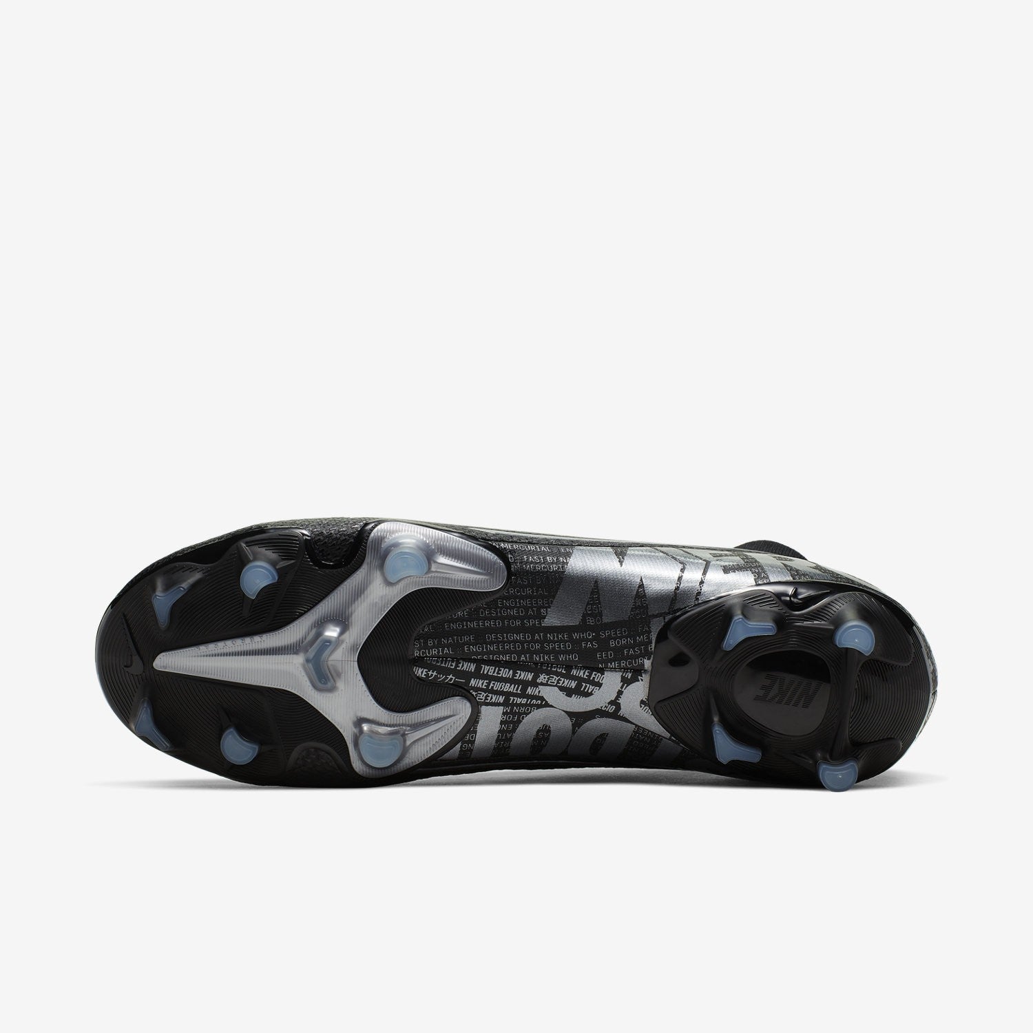 Mercurial Superfly 7 Academy FG/MG Cleats - Black/Cool Grey