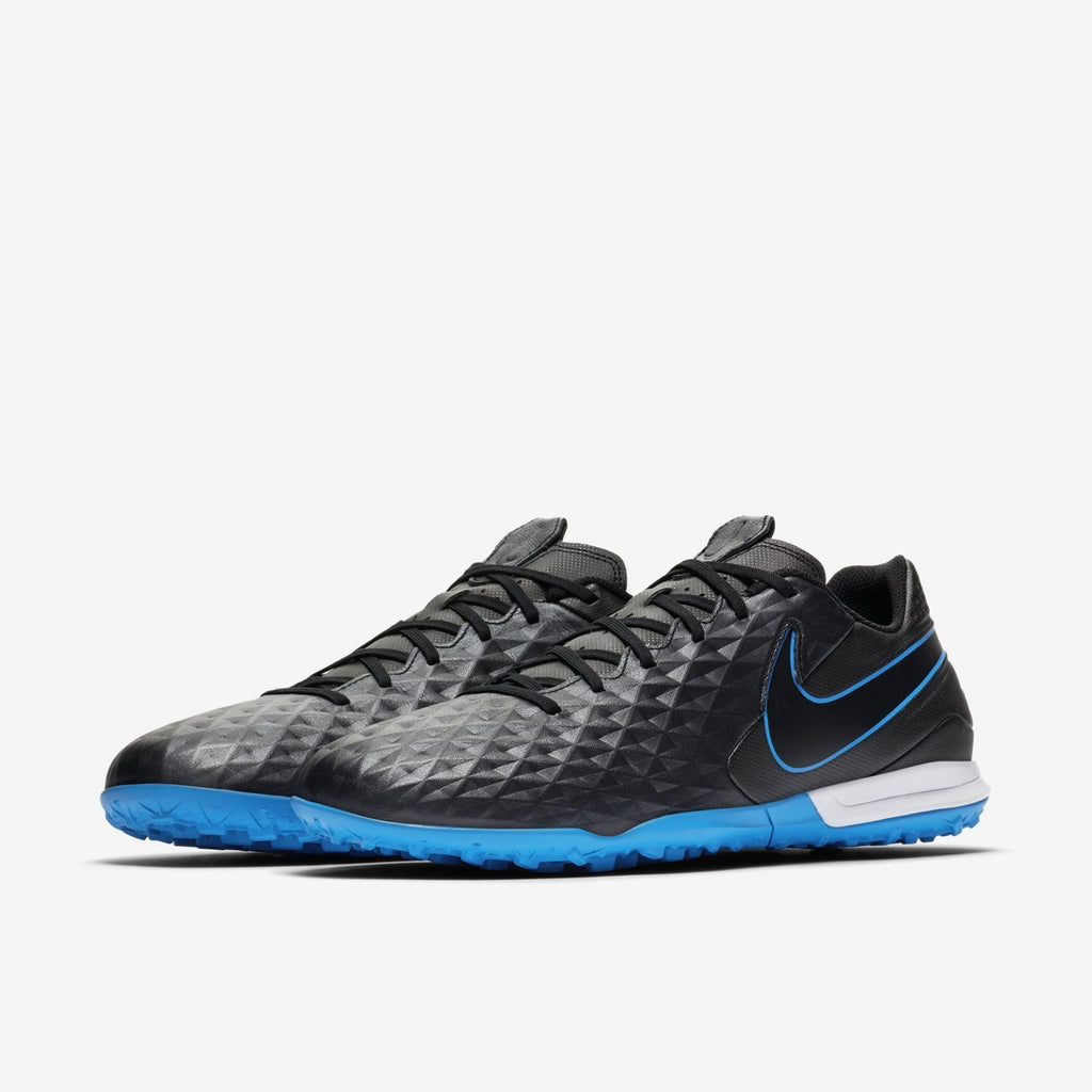 Men's Tiempo Legend 8 Academy Turf Shoes - Black/Blue Hero - AT6100-004-NIKE by Nike | Available at Niky's Sports