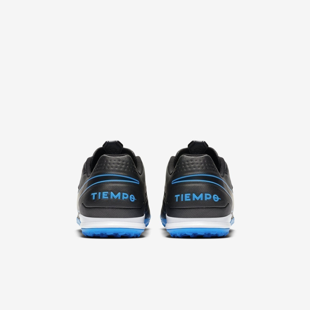 Men's Tiempo Legend 8 Academy Turf Shoes - Black/Blue Hero - AT6100-004-NIKE by Nike | Available at Niky's Sports