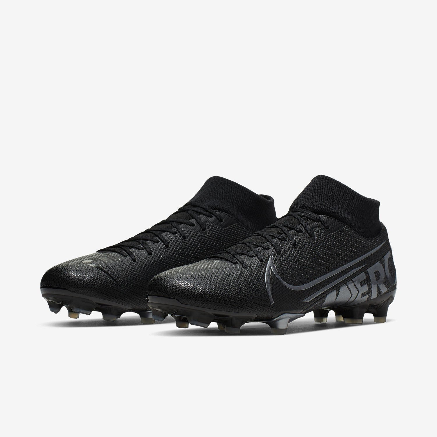 Mercurial Superfly 7 Academy FG/MG Cleats - Black/Cool Grey