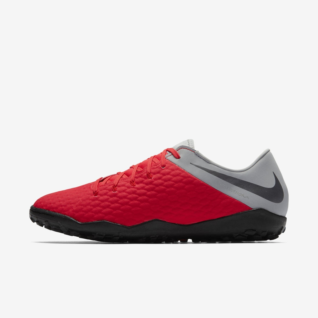 Men's Hypervenom Phantom III Academy TF - Crimson/Grey/Silver - AJ3815-600-NIKE by Nike | Available at Niky's Sports