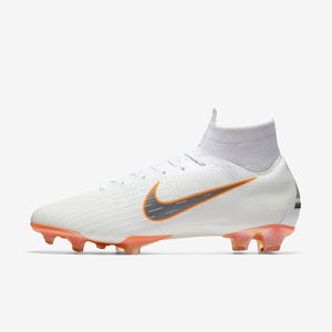 Mercurial Superfly 6 360 Elite FG Soccer Cleats - White/Total Orange/G