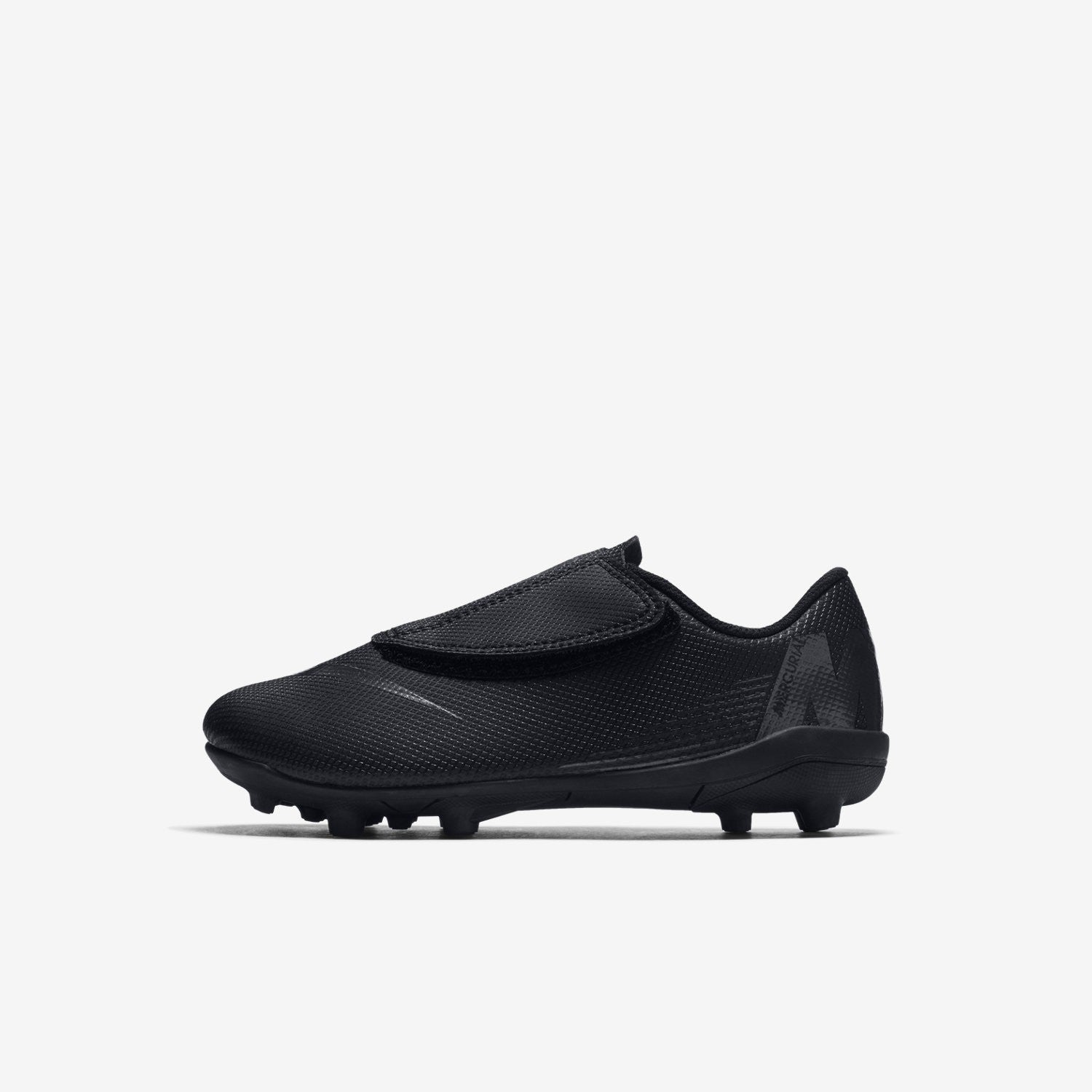 Kid s Mercurial Vapor XII Club MG Soccer Cleats Black Light Crimson
