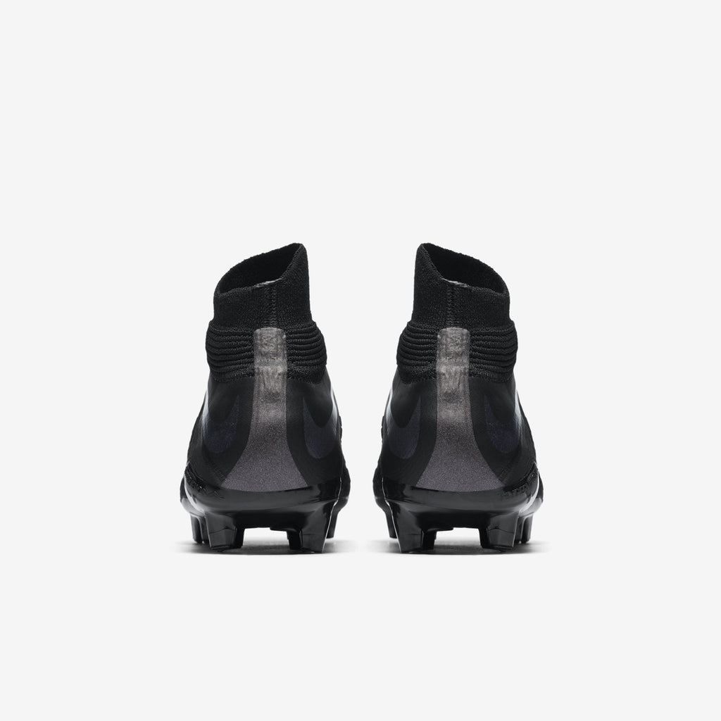 Kid's Hypervenom 3 Elite DF FG Soccer Cleats - Black/Light Crimson - AJ3791-001-NIKE by Nike | Available at Niky's Sports