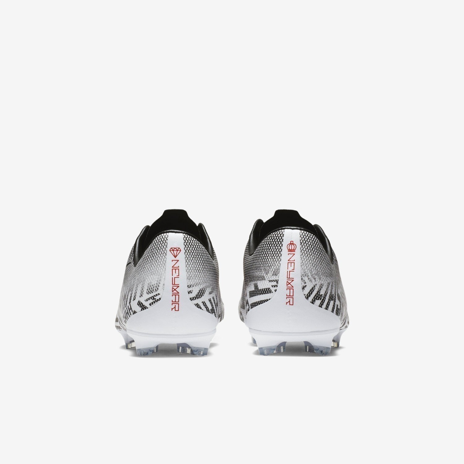 Kid's Neymar Jr. Mercurial Vapor 12 Elite FG Soccer Cleats - White/Black/Challenge Red - AV4792-170-NIKE by Nike | Available at Niky's Sports