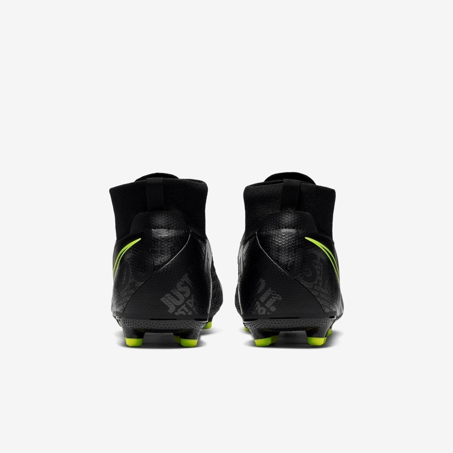 Kid's PhantomVSN Academy DF FG/MG Cleats - Black/Volt - AO3287-007-NIKE by Nike | Available at Niky's Sports