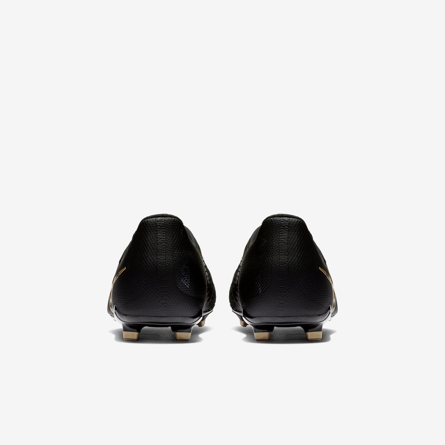Kid's PhantomVNM Elite FG Soccer Cleats - Black/Metallic Vivid Gold