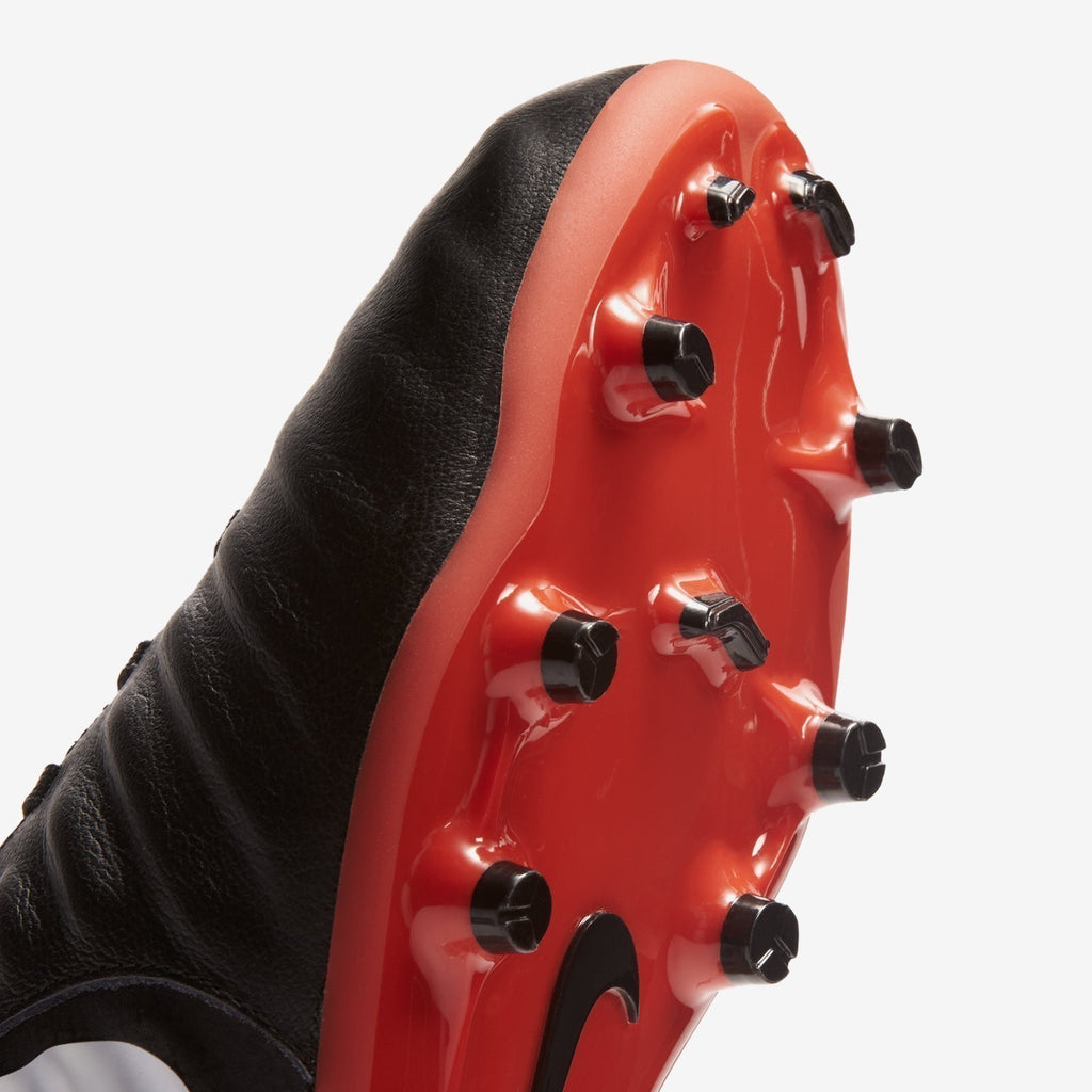 Kid's Legend 7 Academy MG Soccer Cleats - Black/Light Crimson/Pure Platinum - AO2291-006-NIKE by Nike | Available at Niky's Sports
