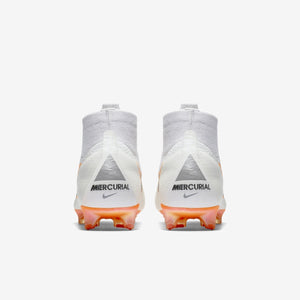 Mercurial Superfly 6 Elite Cleats - White/Total Orange/G
