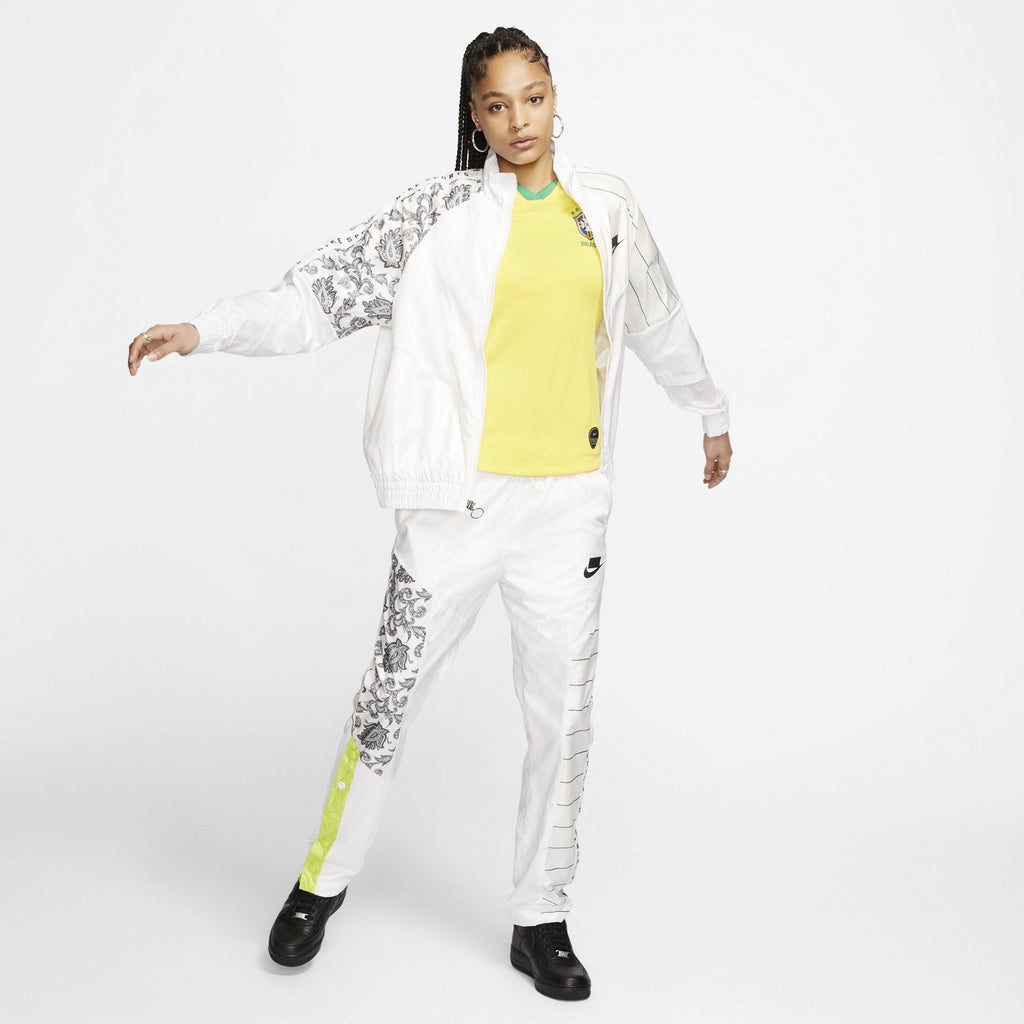 Women's Brasil CBF 2019 Stadium Home Jersey - Midwest Gold/Lucky Green - AJ4390-749-NIKE by Nike | Available at Niky's Sports