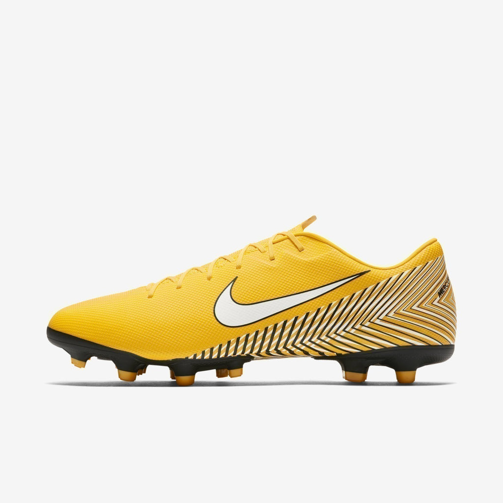Mercurial Vapor XII Academy NJR MG Soccer Cleats - Yellow/Black/White - AO3131-710-NIKE by Nike | Available at Niky's Sports