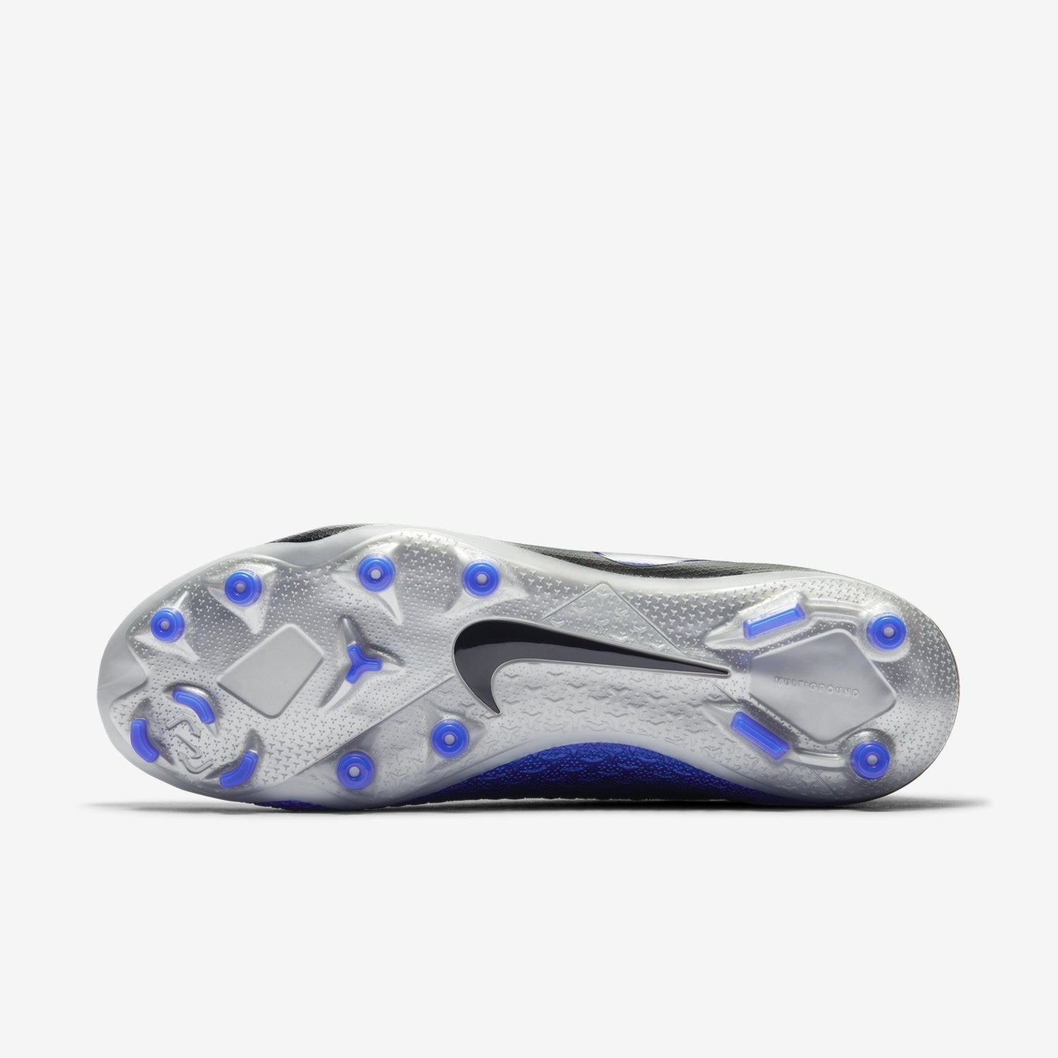 Phantom Vision Academy DF FG Soccer Cleats - Black/Metallic Silver/Racer Blue - AO3258-004-NIKE by Nike | Available at Niky's Sports